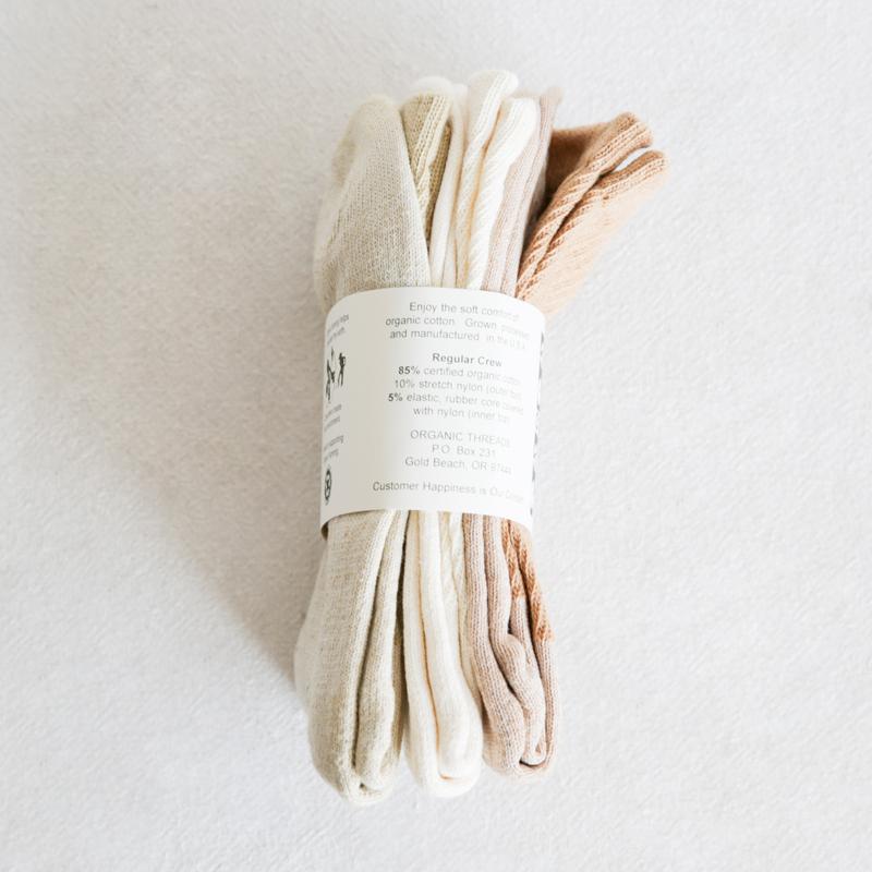 Organic Crew Socks