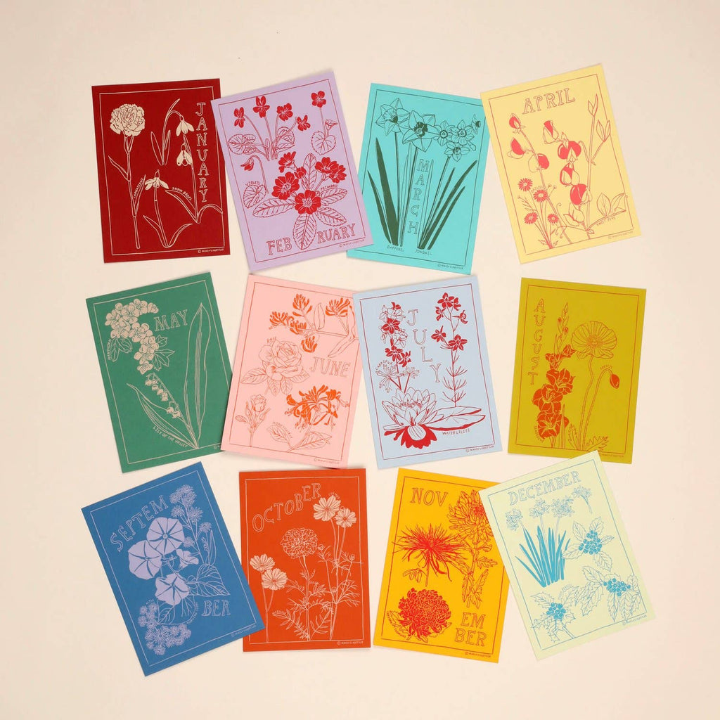 Birth Month Flower Print/Cards