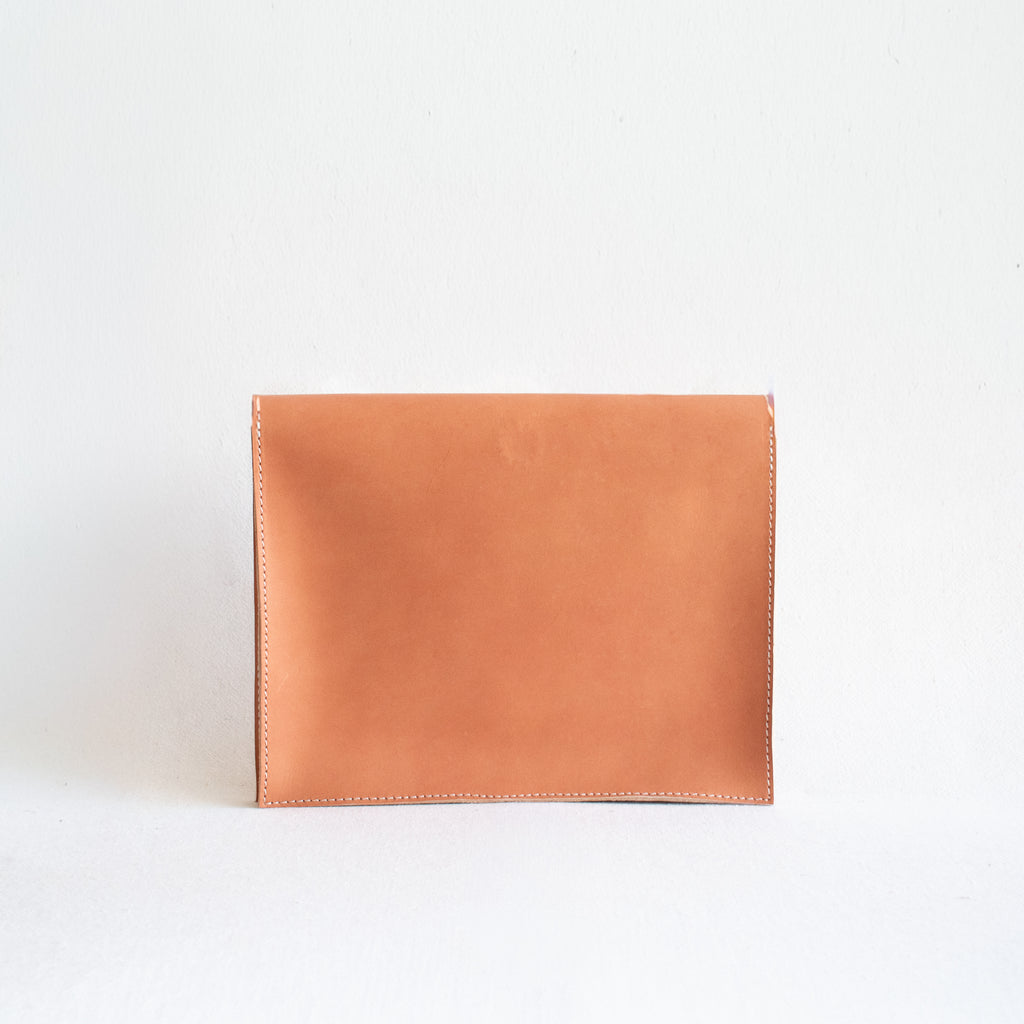 Large Attache Clutch - Honey