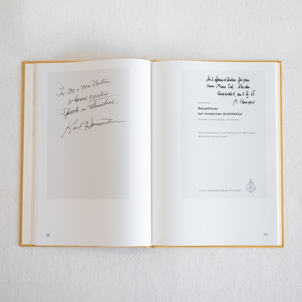 The Library of Mr. & Mrs. Neutra