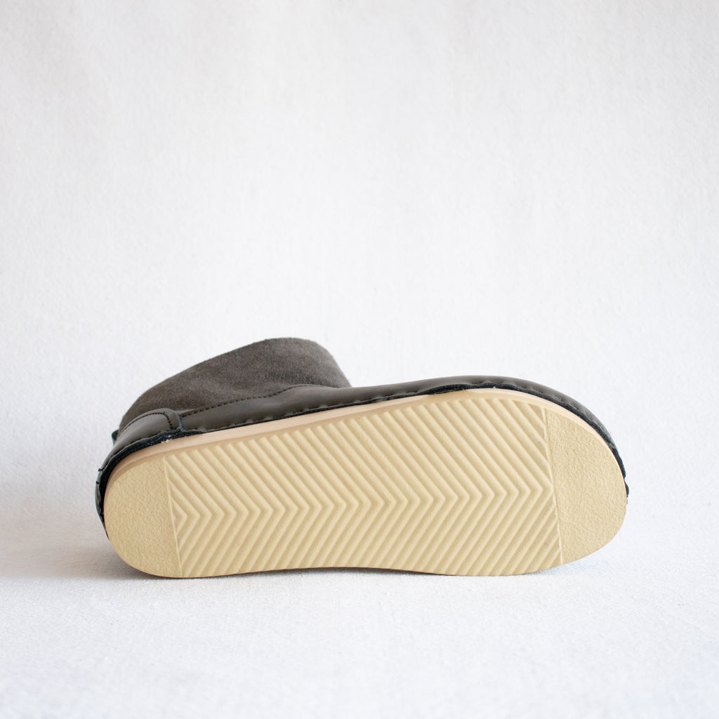 No.6 Low Shearling Clog Boot - Storm and Olive