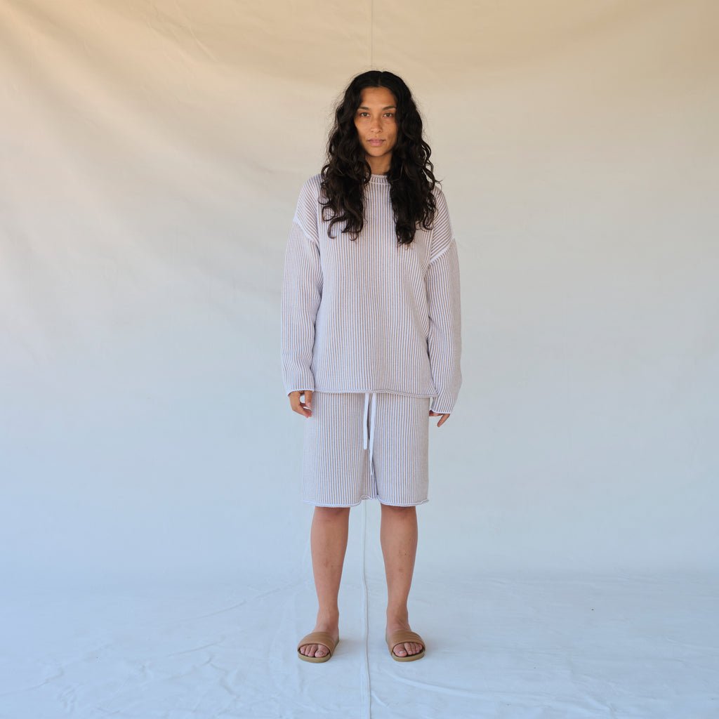 Linea Shorts - White/Sisal