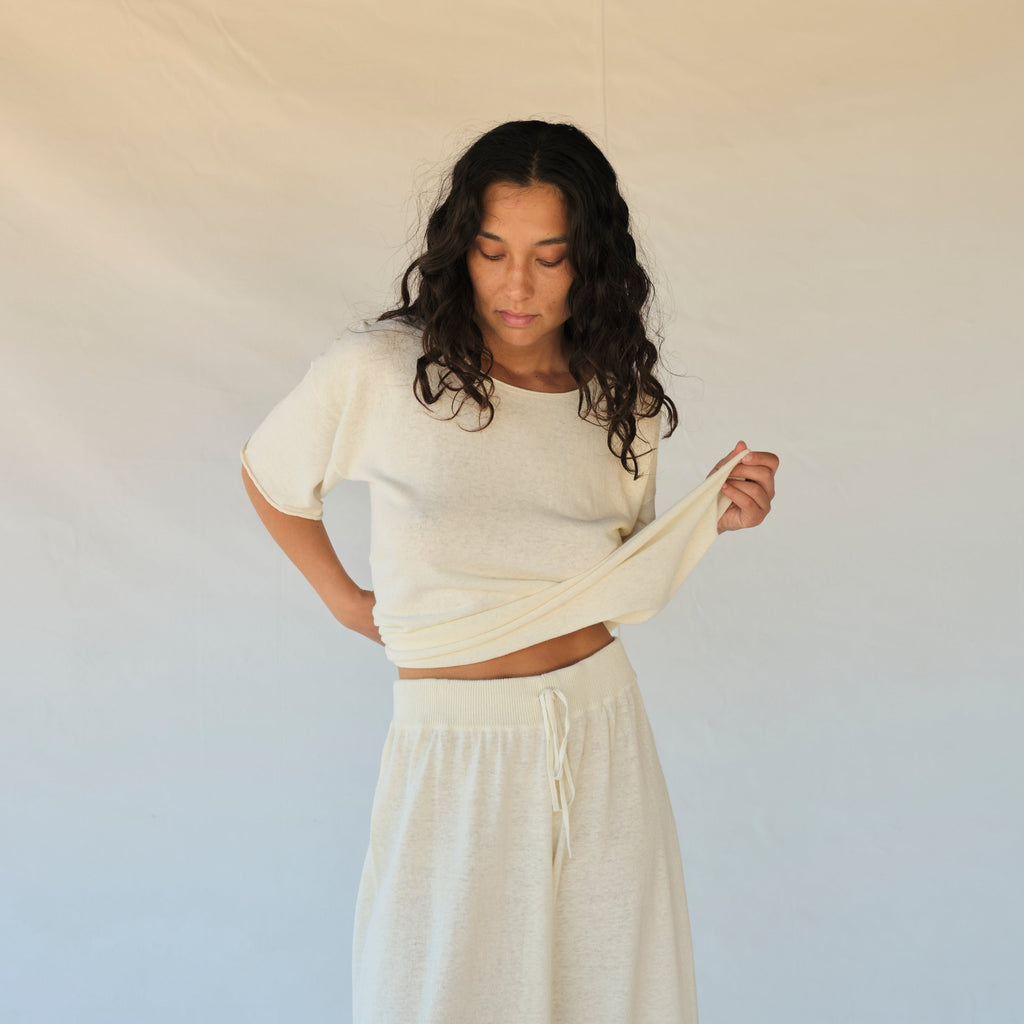 Loose Tee - Chalk