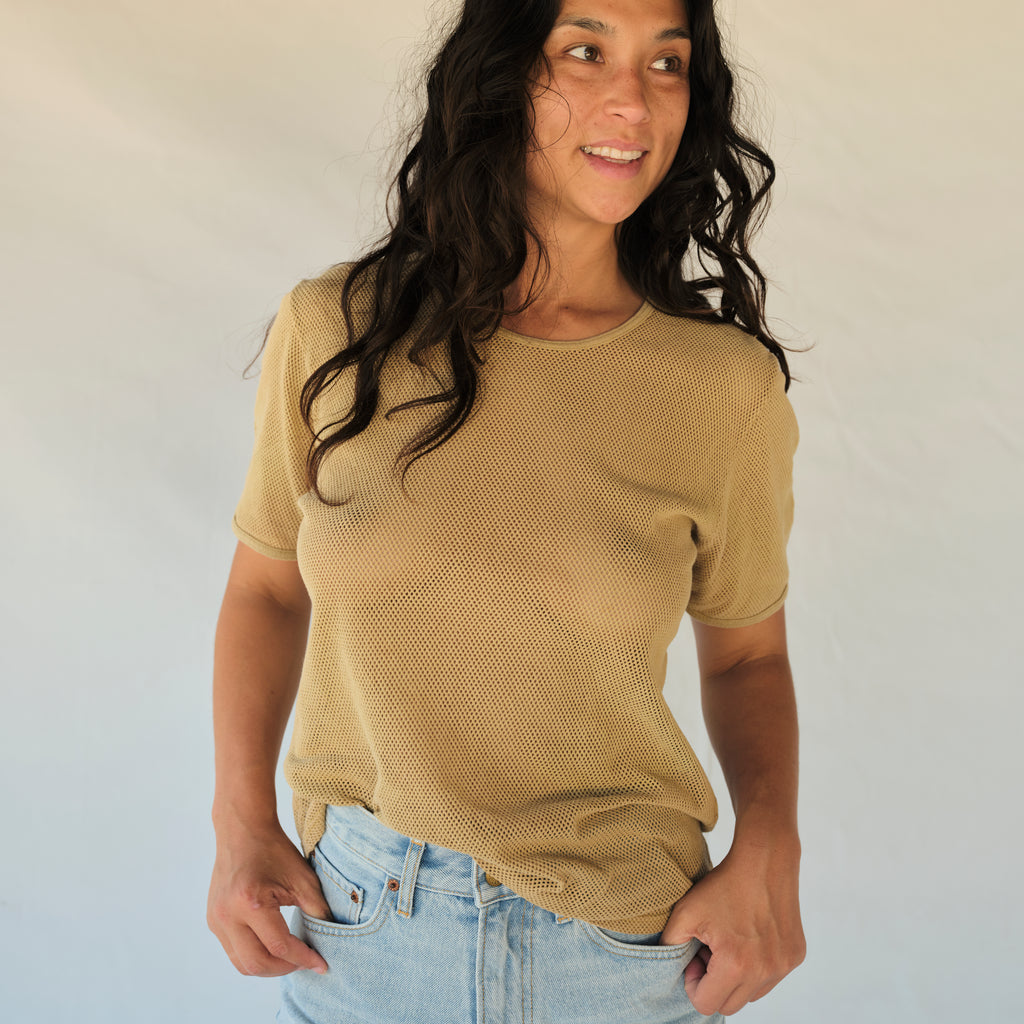 Vintage Mesh T Shirt