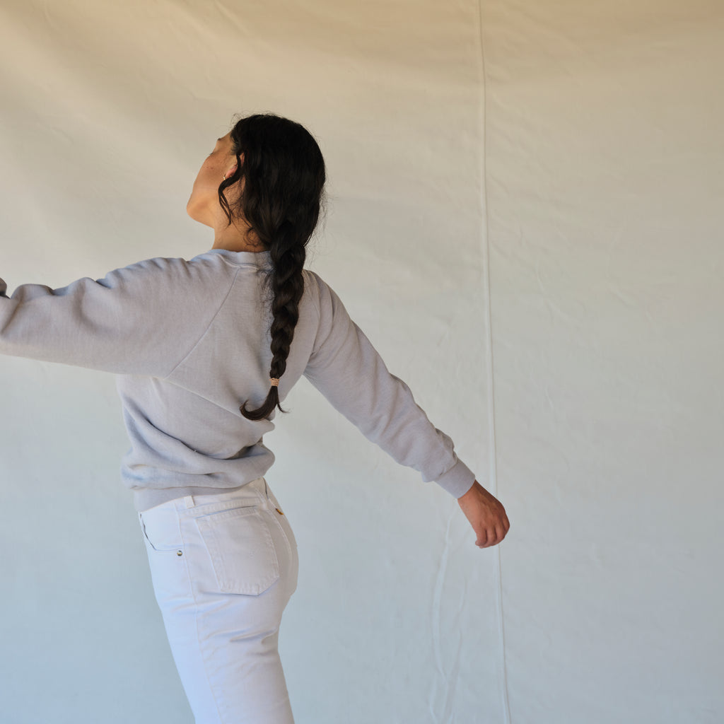 Vintage Light Grey Sweatshirt