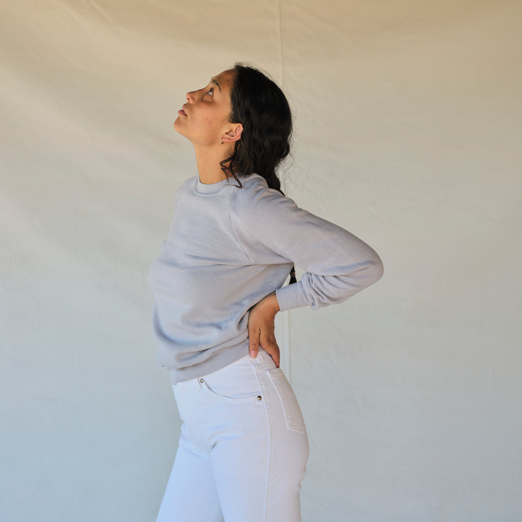 Vintage Light Grey Sweatshirt