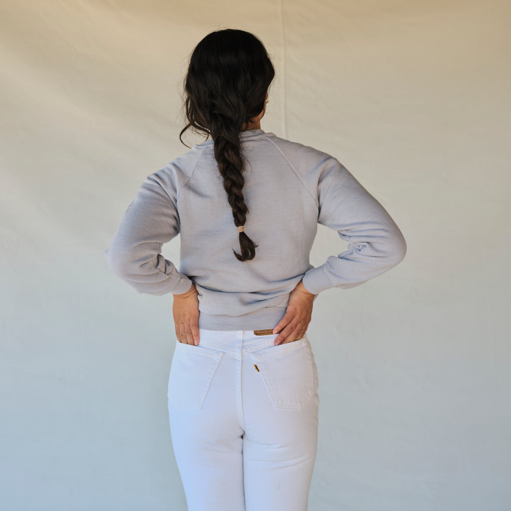 Vintage Light Grey Sweatshirt