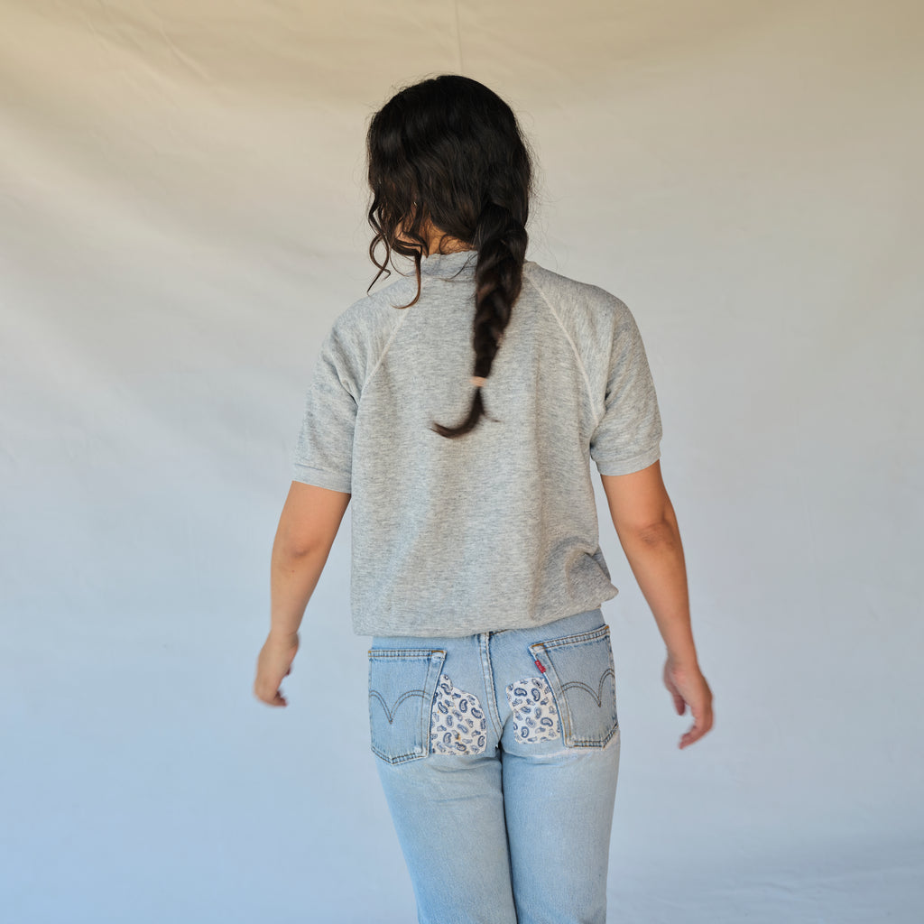 Vintage Topanga Canyon Short Sleeve Sweatshirt