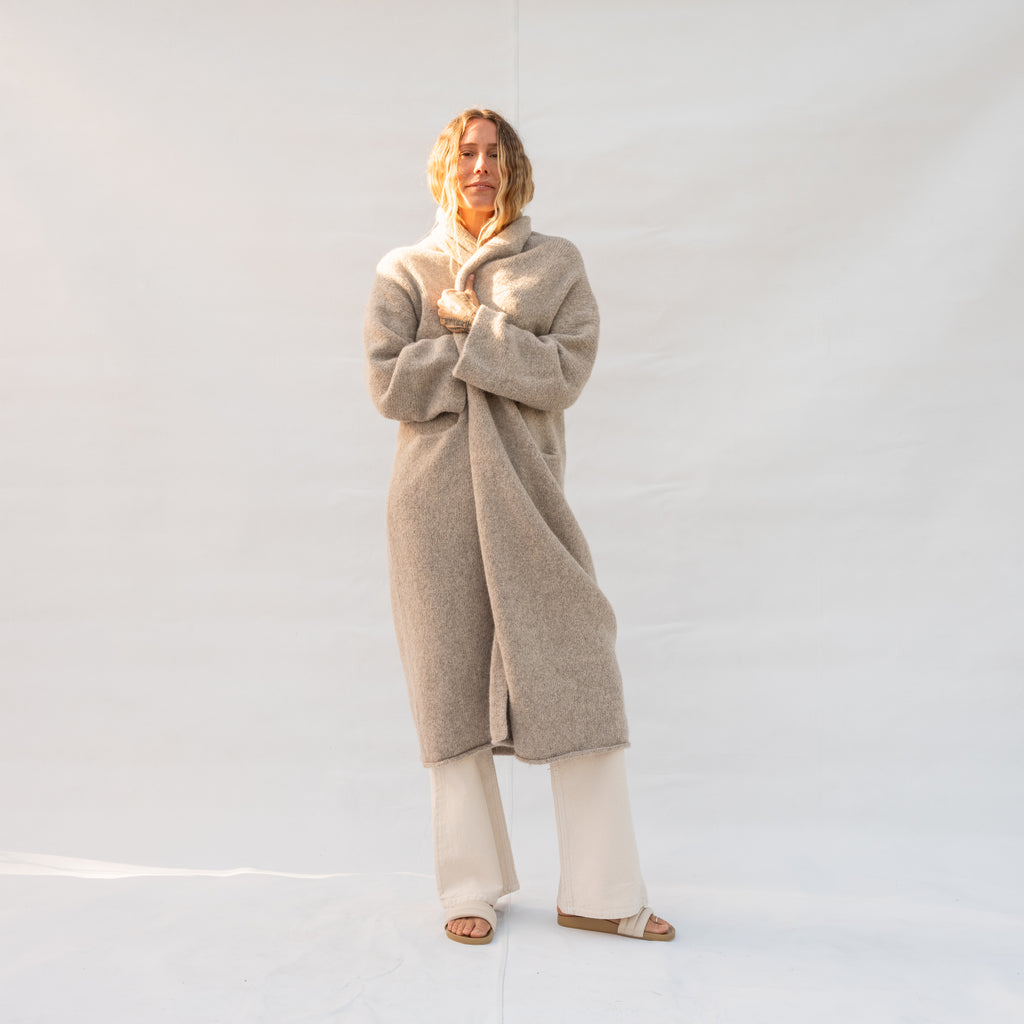 Long Shawl Cardigan - Dust