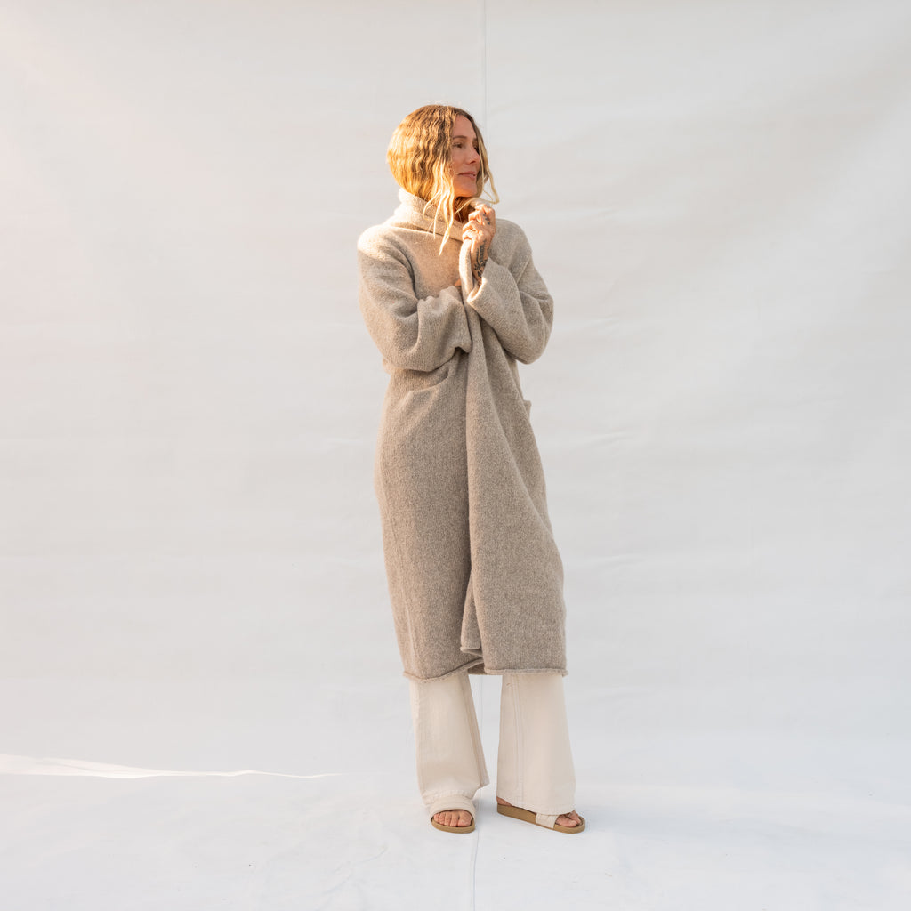 Long Shawl Cardigan - Dust