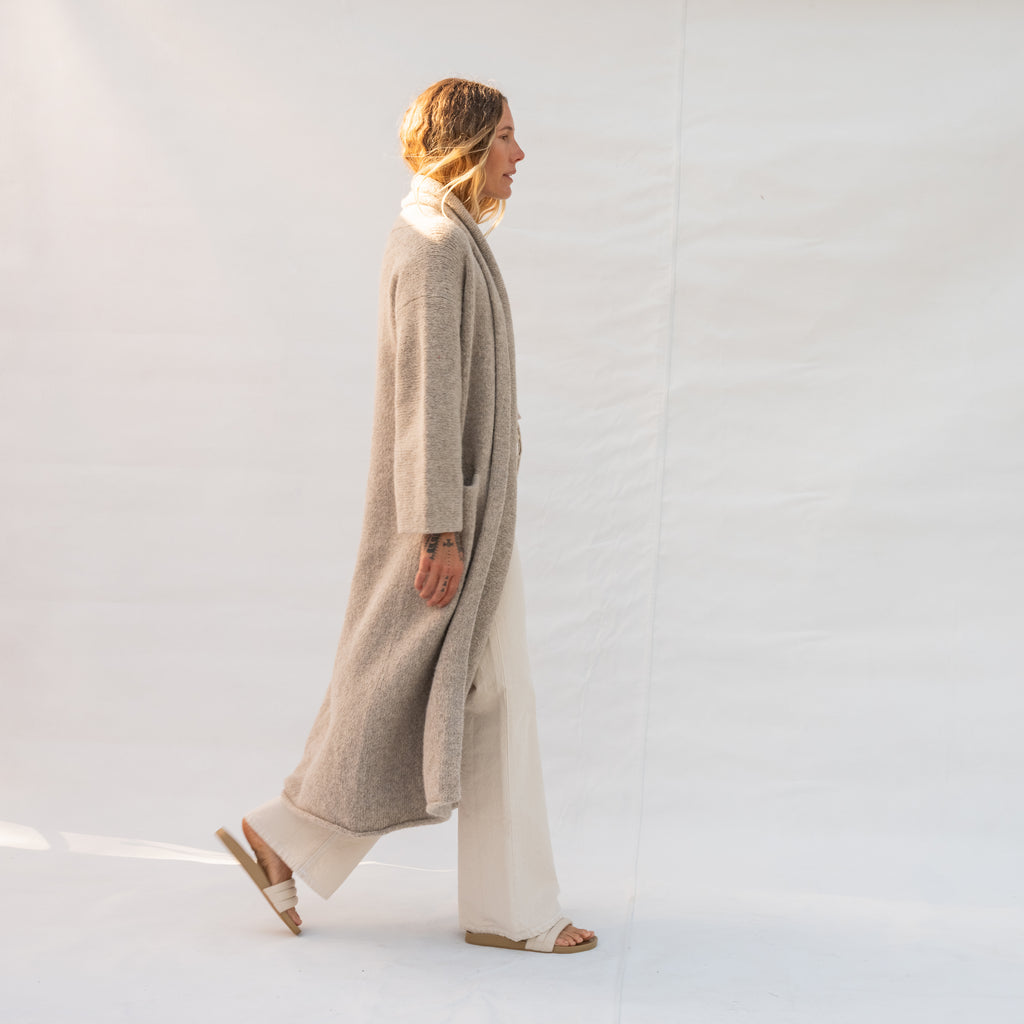 Long Shawl Cardigan - Dust