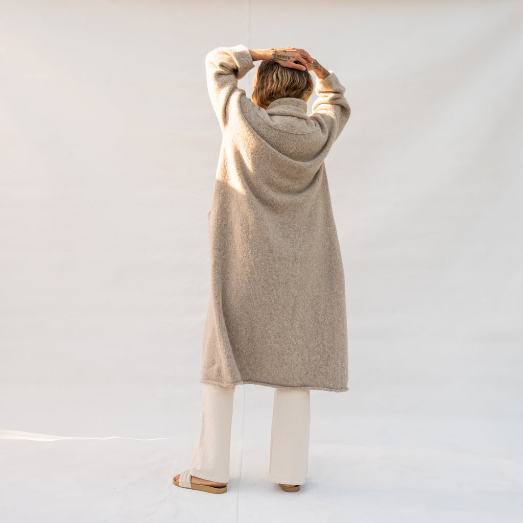 Long Shawl Cardigan - Dust