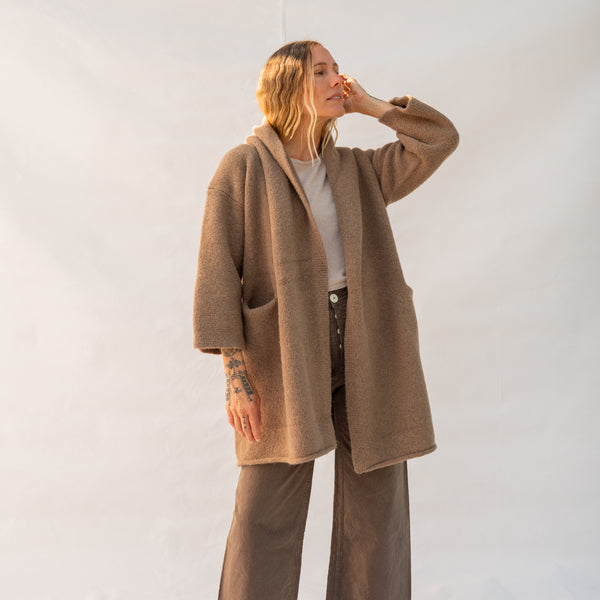 Capote Coat - Tobacco