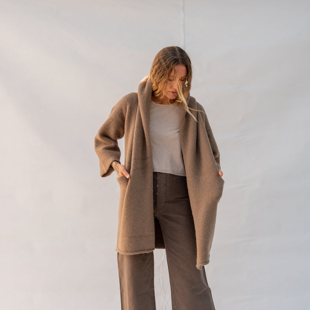 Capote Coat - Tobacco