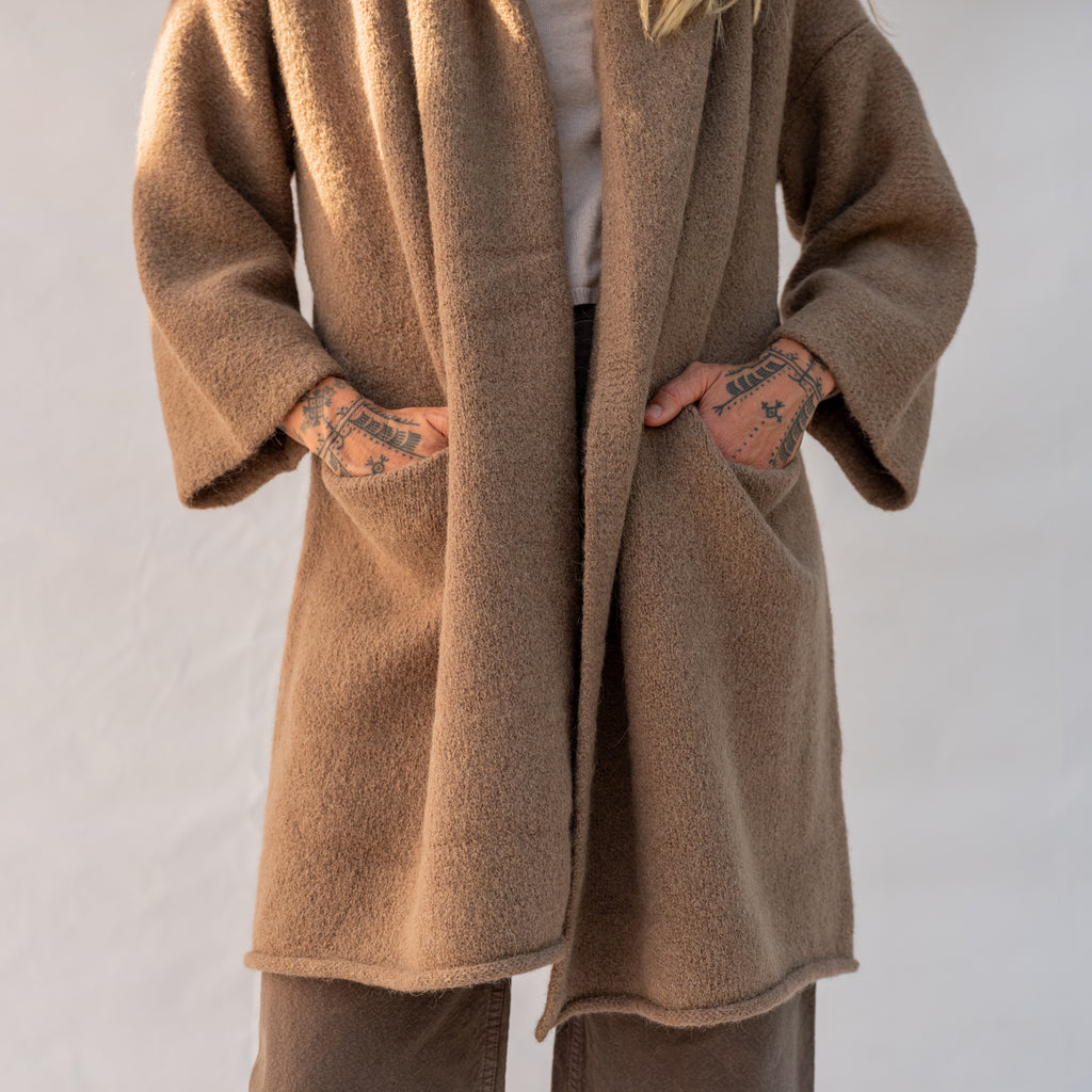 Capote Coat - Tobacco