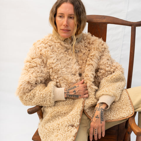 Allie Coat - Oat