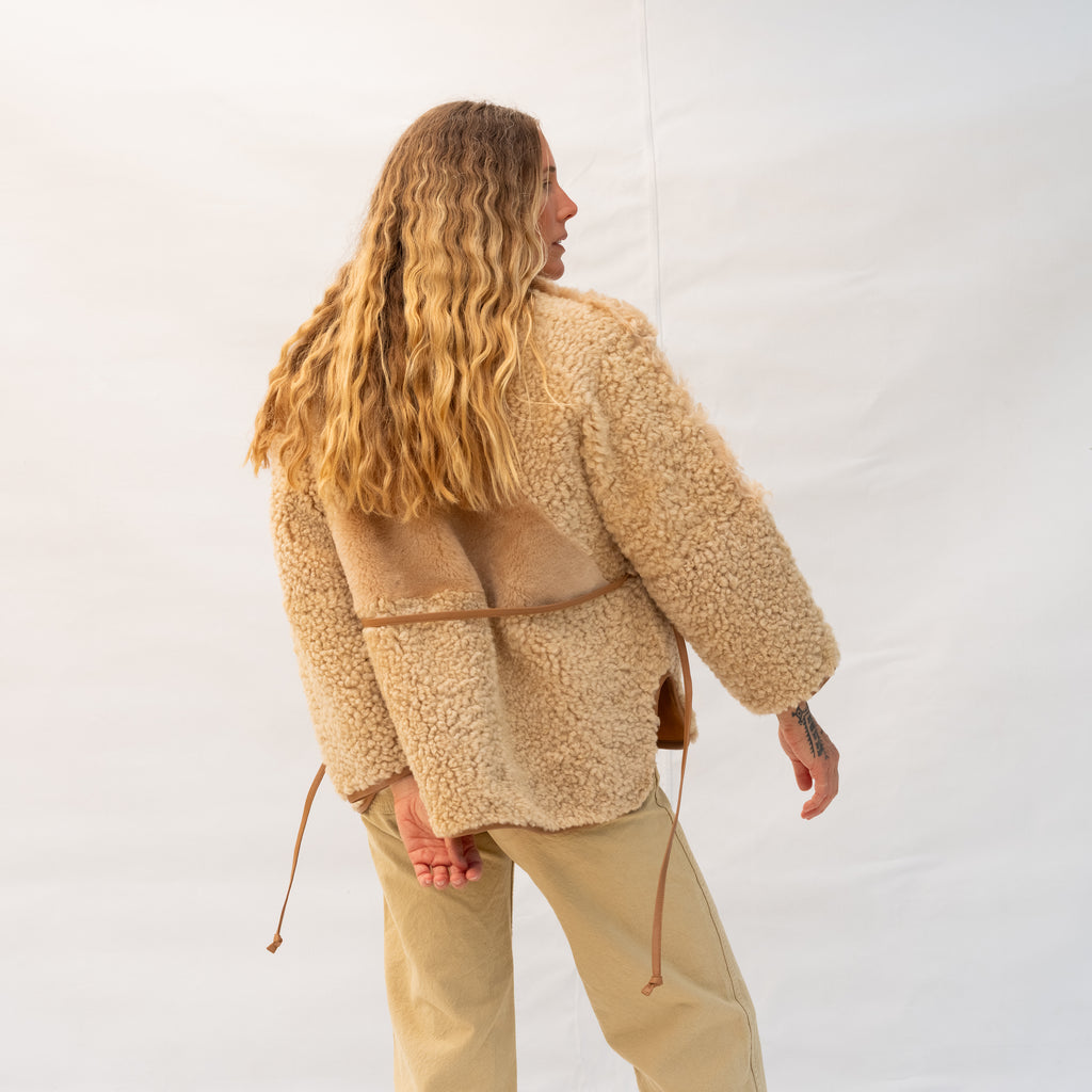 Pyramid Robe - Oat