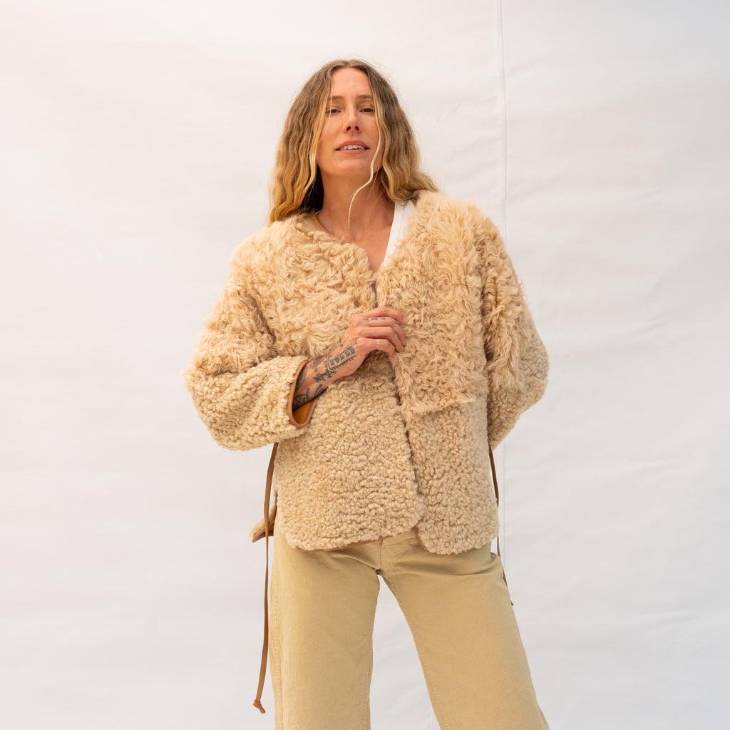 Pyramid Robe - Oat