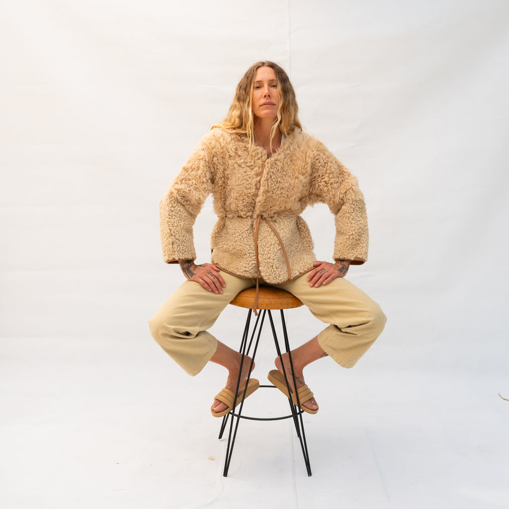 Pyramid Robe - Oat