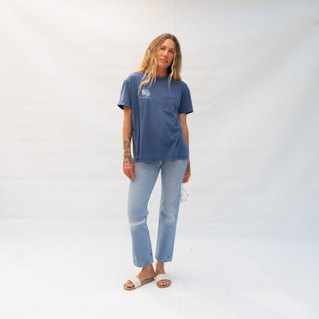 Vintage Blue T Shirt