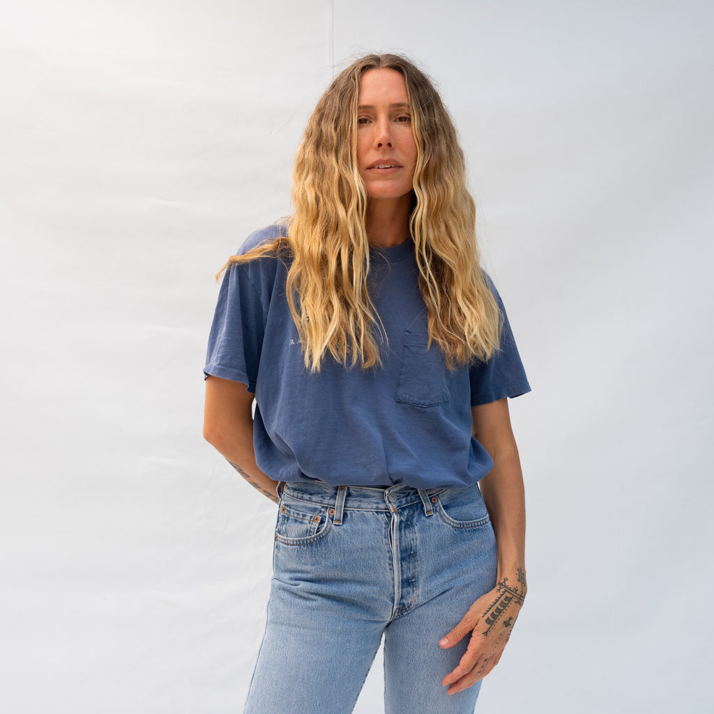 Vintage Blue T Shirt