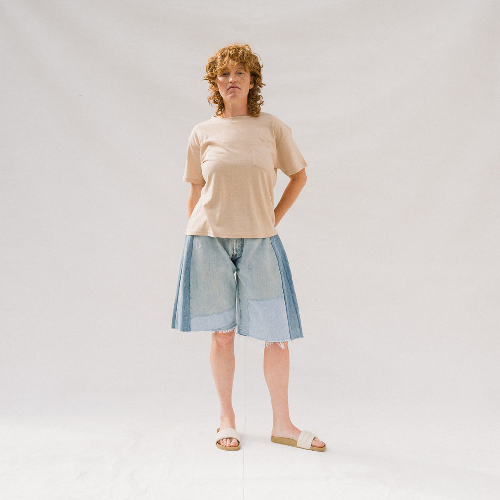 Atlas Pocket Tee - Peach