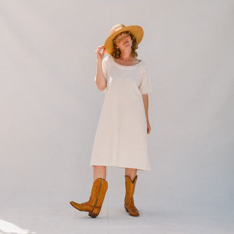 Antique French Linen Dress