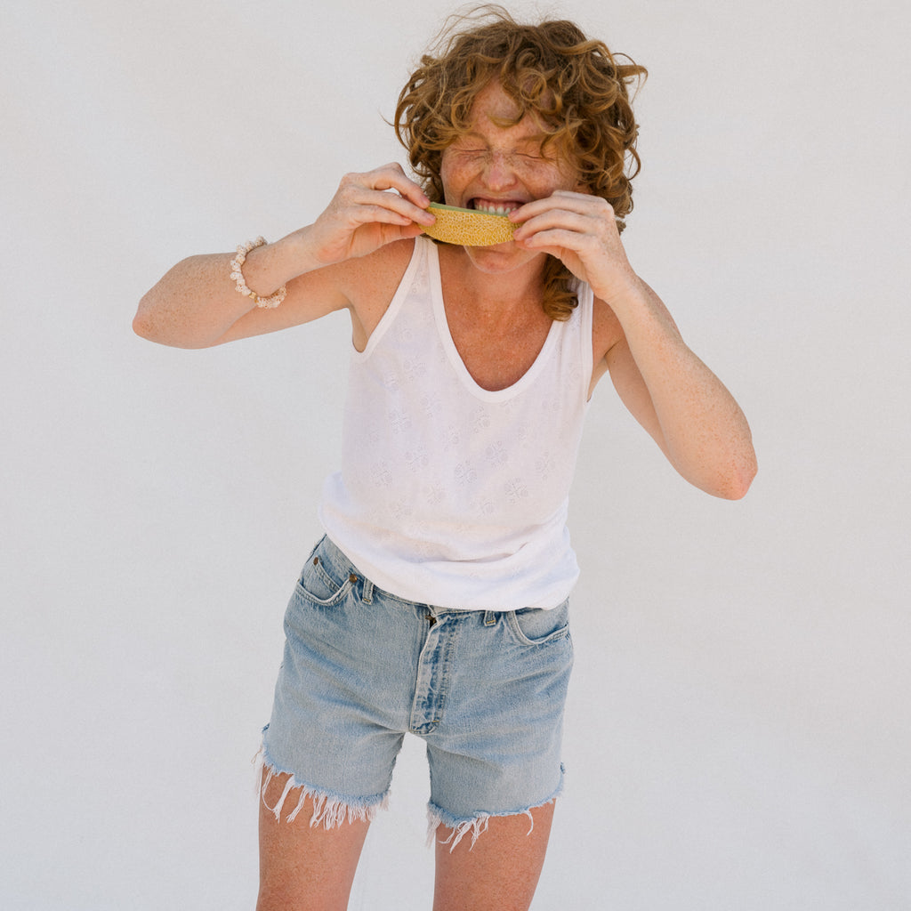 Tiger Moonshell Gold Clasp Bracelet