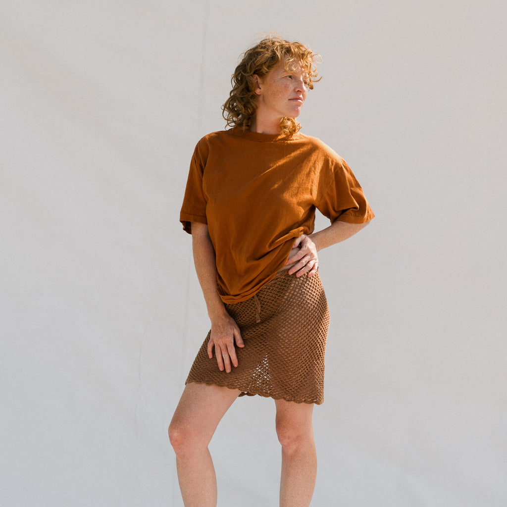 Vintage Crochet Net Skirt