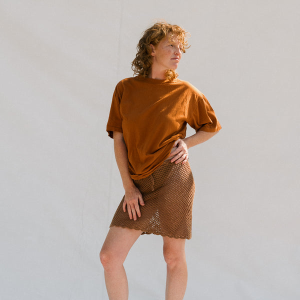 Vintage Crochet Net Skirt