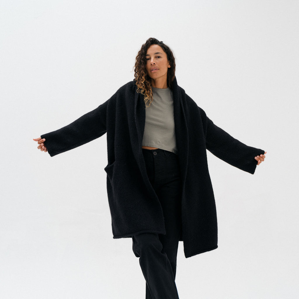 Capote Coat - Black
