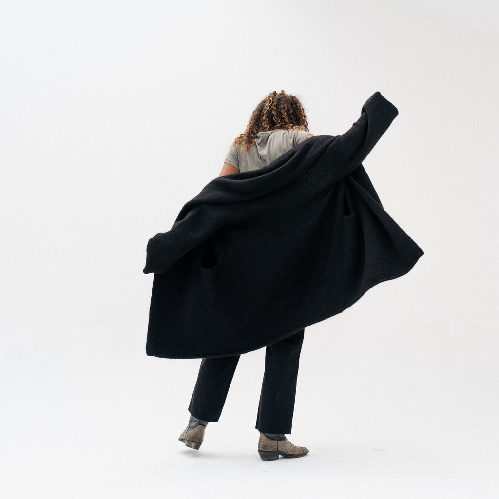 Capote Coat - Black