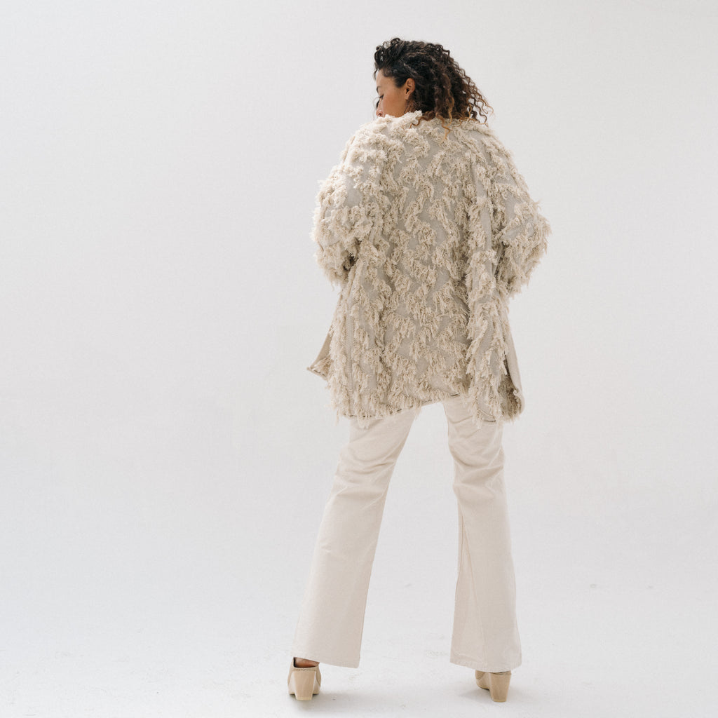 Tufted Cardigan - Flax