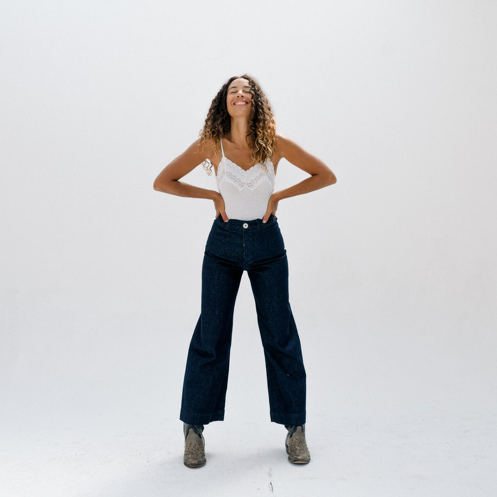 Sailor Pant - Indigo w/ Indigo Stitch
