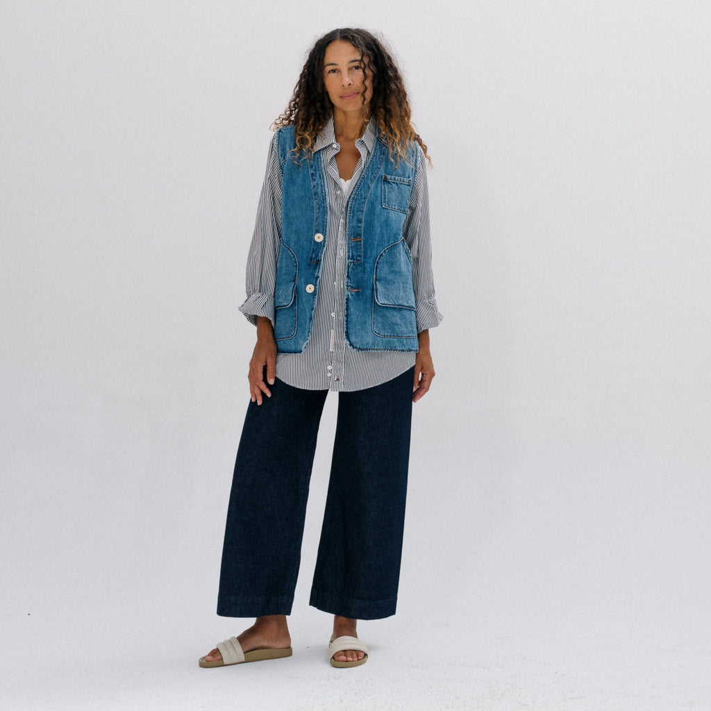 Director's Vest - Cowboy Blue