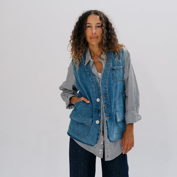 Director's Vest - Cowboy Blue