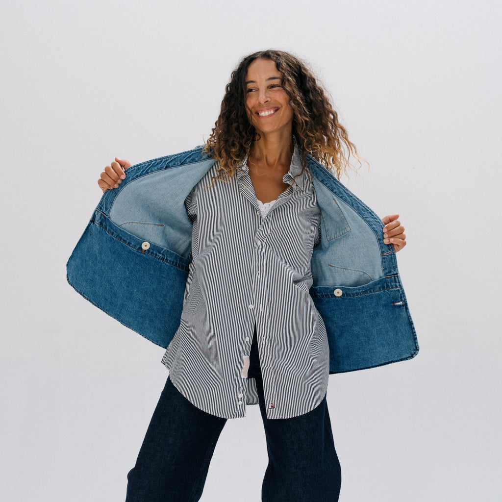 Director's Vest - Cowboy Blue