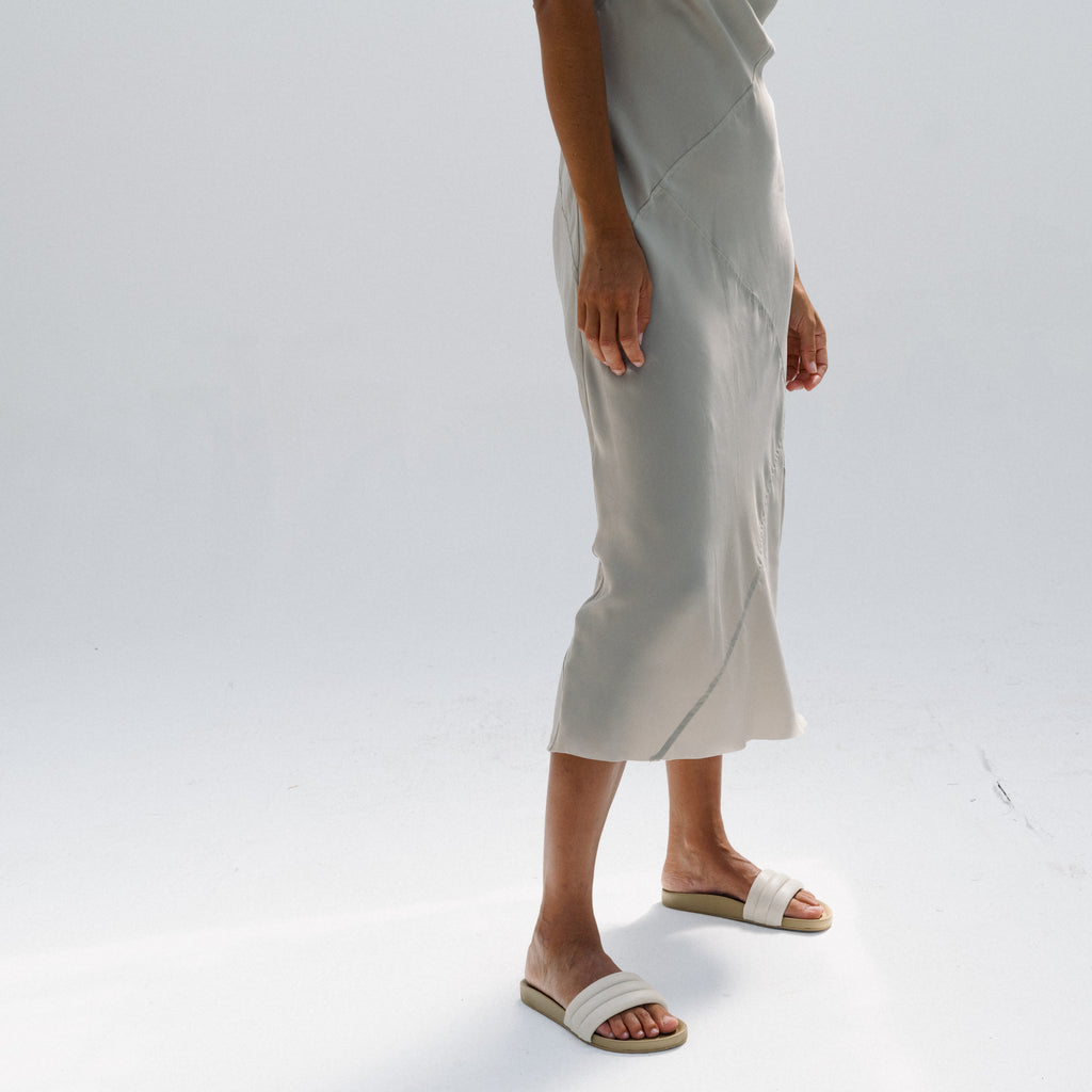 Bias Dress - Greige
