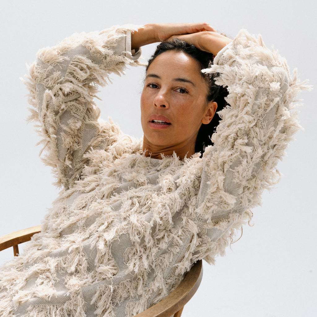 Tufted Pullover - Flax