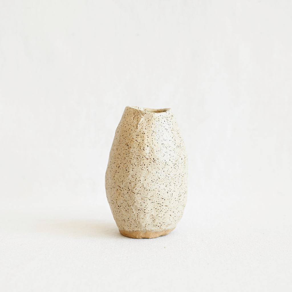 Speckled Small Pear Shape Vase