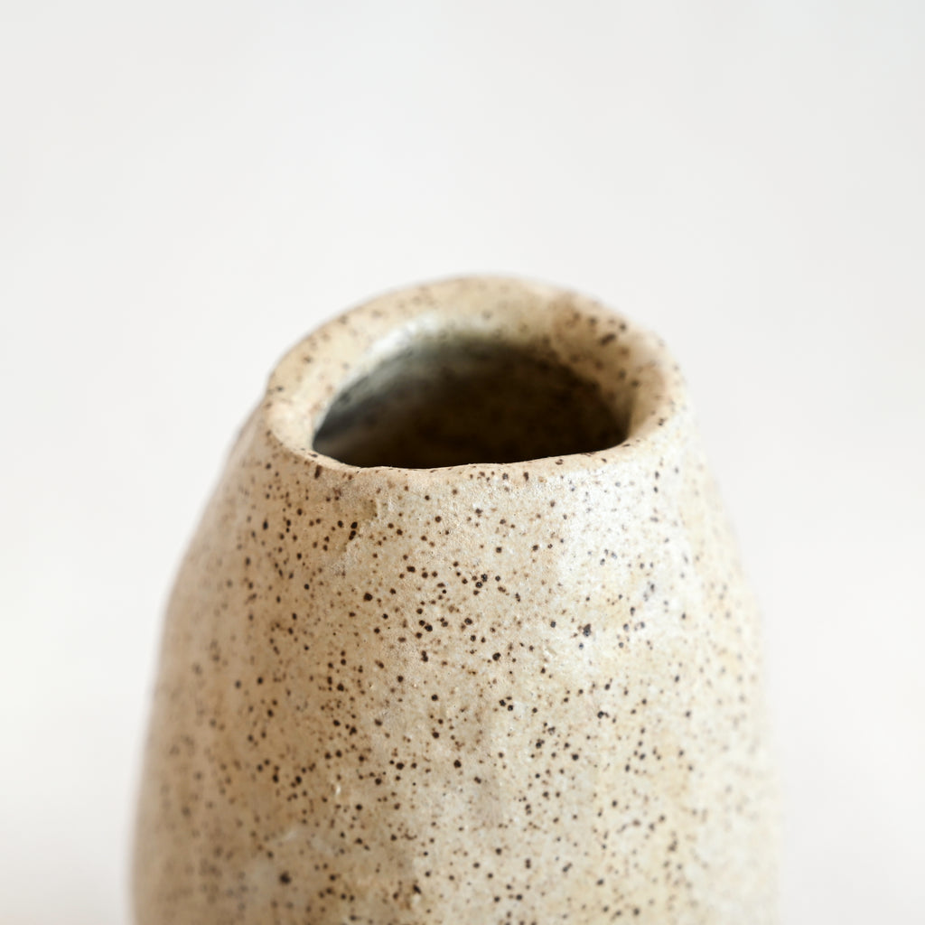 Speckled Small Pear Shape Vase