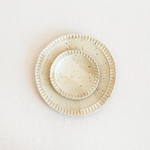 Fluted Mini Carved Plate - 4