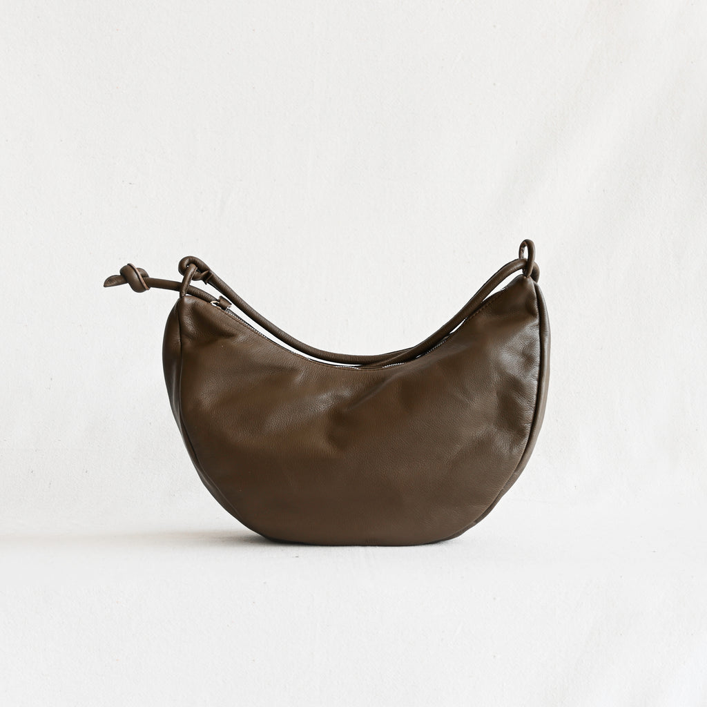 Large Bow Bag - Tobacco