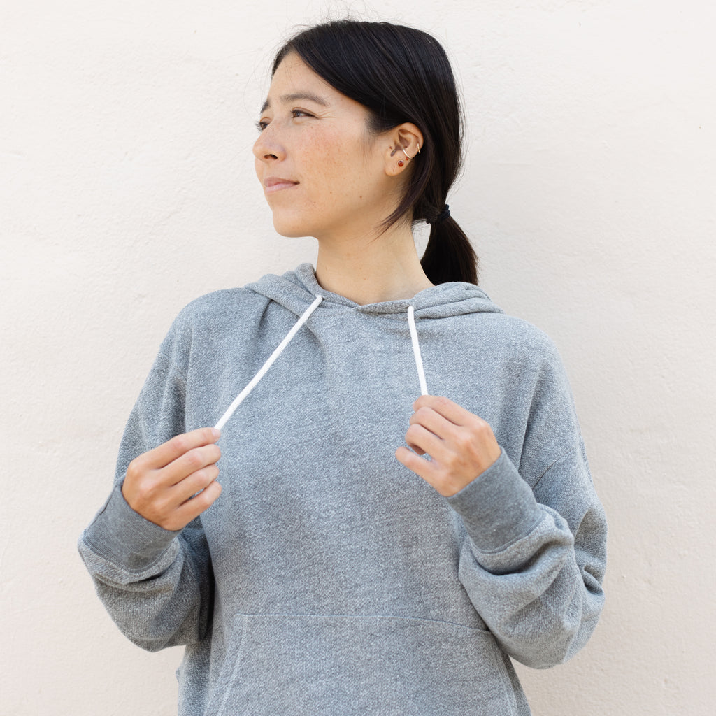 Hoodie Sweatshirt - Heather Grey