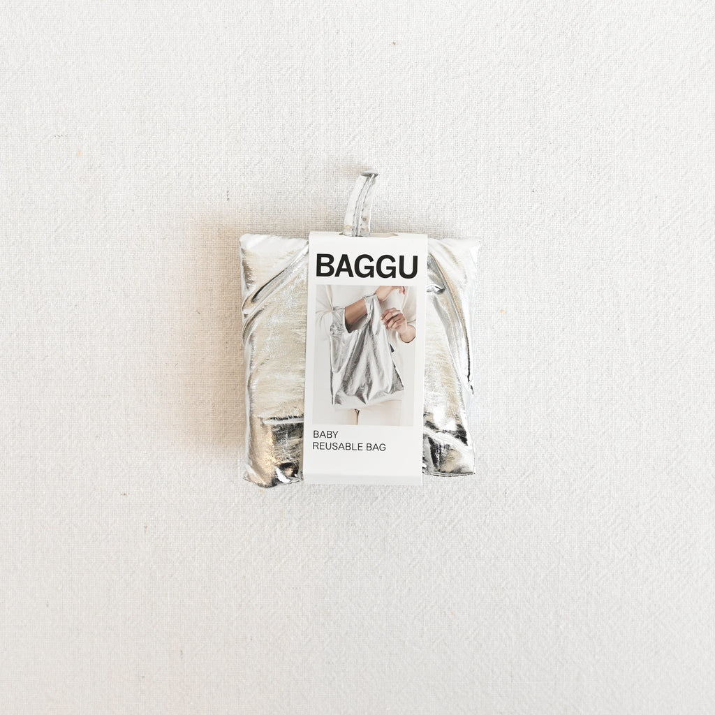Baby Baggu - Metallic Silver