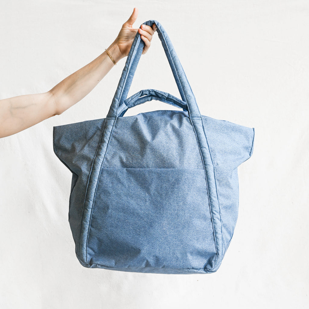 Baggu Travel Cloud Bag Digital Denim