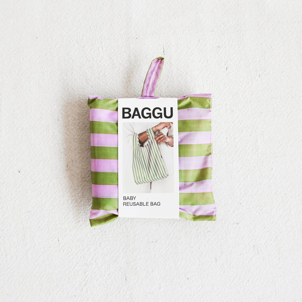 Baby Baggu - Avocado Candy Stripe
