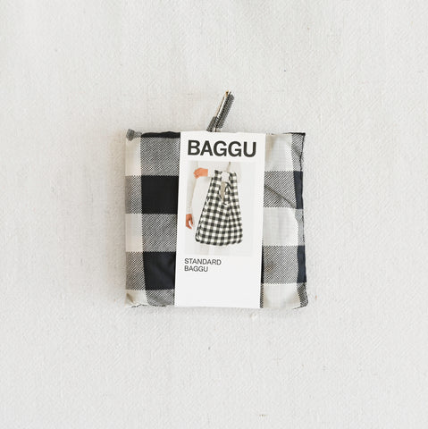 Standard Baggu - Black & White Big Check