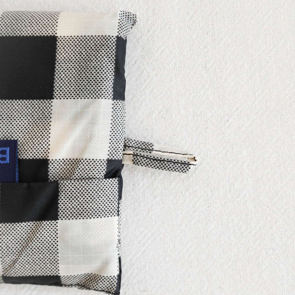 Standard Baggu - Black & White Big Check