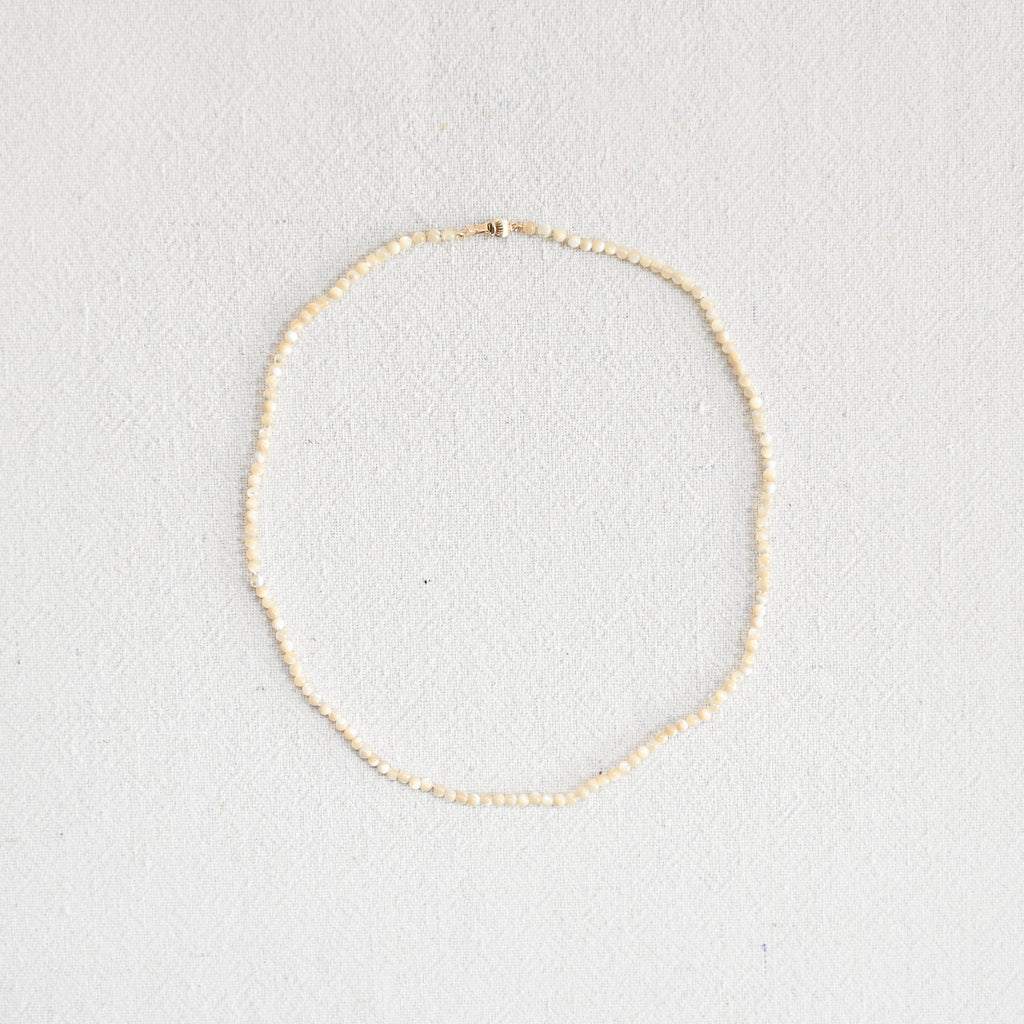 Round Mother of Pearl Necklace